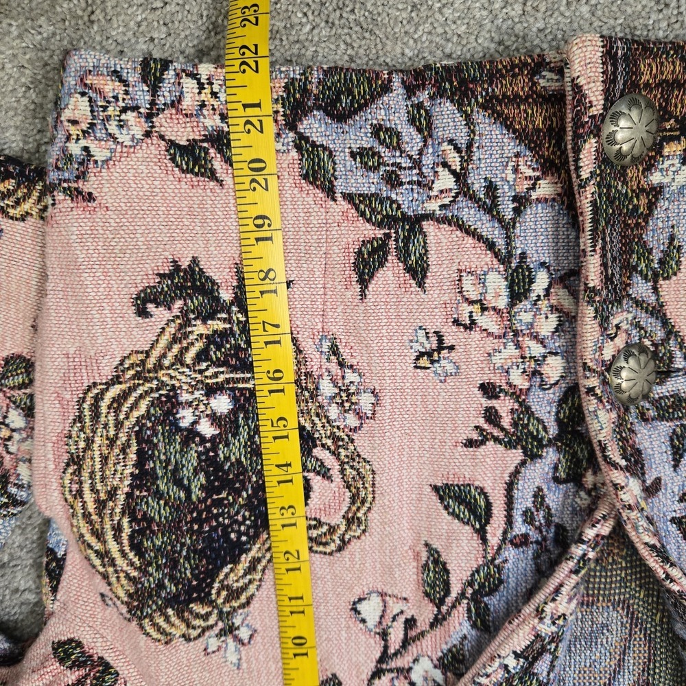 VTG Painted Pony Spring Floral Easter Nest Bumblebee Blazer Tapestry Jacket M - Picture 14 of 14